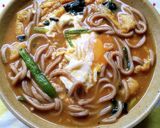 油揚げ、ほうれん草入りカレー南蛮そば♪作り方2写真