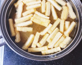 さつまいもと油揚げの味噌汁作り方2写真