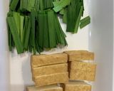 厚揚げとニラのふんわり玉子炒め作り方1写真