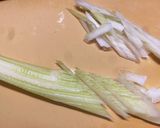 セロリとちりめんのきんぴら作り方3写真