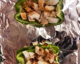弁当◎ピーマンの器でおかか竹輪チーズのせ作り方5写真