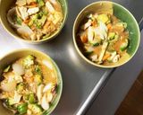 レンジ肉無豆腐簡単プルコギ味野菜炒め作り方16写真