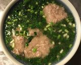 肉団子の中華スープ作り方9写真
