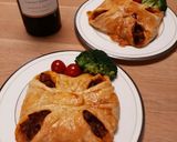 ワインに合う♪豚肉と舞茸のミートパイ作り方10写真