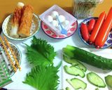 簡単材料でお花畑***♪作り方1写真