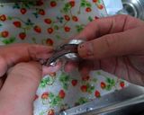 ☆きびなごの刺身☆作り方4写真