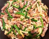 豚ロースの青椒肉絲作り方7写真