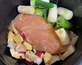 5分でおかず＊炊飯器でホロホロ鶏煮込み作り方2写真