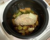 5分でおかず＊炊飯器でホロホロ鶏煮込み作り方4写真