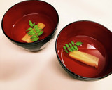 ◇筍ごはんのおともに♪筍穂先のお吸い物◇作り方4写真