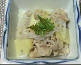 *たけのこと豚バラと糸こんにゃくの味噌煮作り方11写真