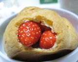 いちごとシュークリームの正しい食べ方♪作り方2写真