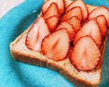 いちごとピスタチオのトースト作り方4写真
