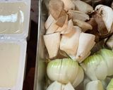 新玉葱と豚バラ肉のしゃぶしゃぶ鍋作り方2写真