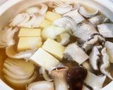 新玉葱と豚バラ肉のしゃぶしゃぶ鍋作り方4写真