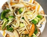 レンジ肉無チクワガリマヨ醤油味野菜炒め作り方16写真