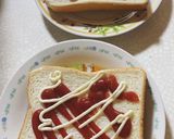 簡単ピザ風トースト作り方2写真