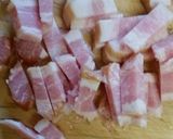 高菜とベーコンの簡単パスタ作り方2写真