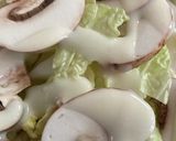 白菜ときのこのドレッシング焼き作り方5写真