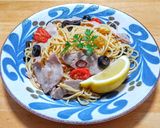 マグロとトマトのレモン風味パスタ作り方7写真