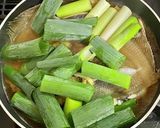 カレイと九条ネギの煮付け作り方3写真