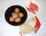 天津飯風卵焼き♪簡単咳気管支炎に漢方薬膳作り方1写真