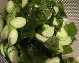 三陸産塩蔵わかめときゅうりの酢の物作り方4写真