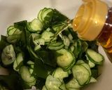 三陸産塩蔵わかめときゅうりの酢の物作り方5写真
