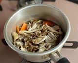 たっぷり野菜と高野豆腐のみそ汁作り方1写真
