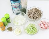 根菜と挽肉のバーリィ スープ作り方1写真