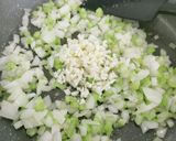 根菜と挽肉のバーリィ スープ作り方5写真