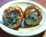 うこぎご飯の肉巻きおにぎり作り方5写真