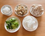あさりとしめじの和風スープパスタ作り方1写真