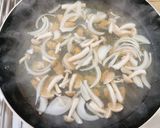 あさりとしめじの和風スープパスタ作り方2写真