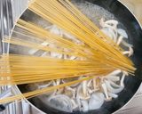 あさりとしめじの和風スープパスタ作り方3写真