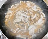 あさりとしめじの和風スープパスタ作り方4写真