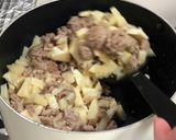 麻婆豆腐のもとで麻婆たけのこ作り方2写真