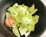 ツナとキャベツの焼きうどん作り方3写真