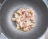 豚こま肉と厚揚げの味噌クリーム煮作り方3写真