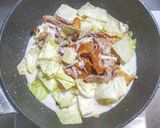 豚こま肉と厚揚げの味噌クリーム煮作り方6写真
