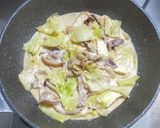 豚こま肉と厚揚げの味噌クリーム煮作り方7写真