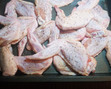 簡単☆手羽先のカレー風味唐揚げ作り方1写真