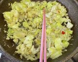 タケノコ、しらすのペペロンチーノ作り方3写真