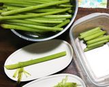 朝採り蕗の 蕗味噌豆腐とサラダ作り方3写真
