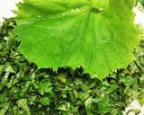 朝採り蕗の 蕗味噌豆腐とサラダ作り方6写真
