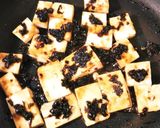 朝採り蕗の 蕗味噌豆腐とサラダ作り方8写真