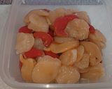 生ベビーホタテ塩麹漬け作り方1写真