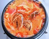 鯖缶入りトマトキムチチゲ作り方7写真