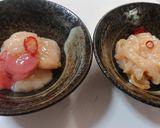 生ベビーホタテ塩麹漬け作り方4写真