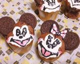 ミッキー＆ミニーのチョコバナナマフィン作り方7写真